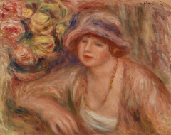 Woman Leaning (Femme accoudée) by Auguste Renoir