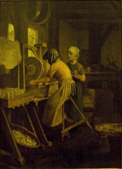 Women Working in a Glass Factory by Constantin Meunier