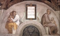 Zerubbabel, Abiud and Eliakim by Michelangelo