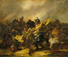 A Charge of Cuirassiers by Théodore Géricault