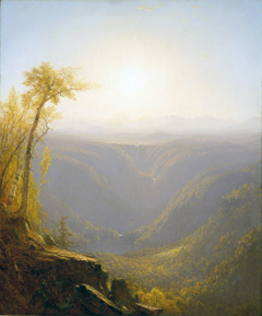 A Gorge in the Mountains (Kauterskill Clove) by Sanford Robinson Gifford