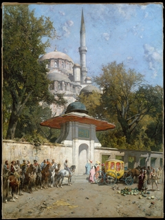 A Mosque by Alberto Pasini