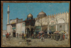 A Mosque by Alberto Pasini