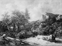 A Mountain Torrent by Jacob van Ruisdael