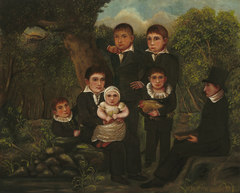 Abraham Clark and His Children by J H