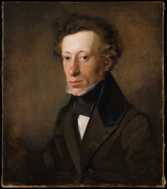 Adolf Bonnier (1806-1867), bokhandlare, förläggare, gift med 1. Ester Philip, 2. Sofi Hirsch by Unknown Artist