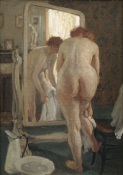 After the bath by E. Phillips Fox