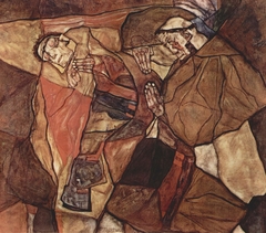 Agony (The Death Struggle) by Egon Schiele