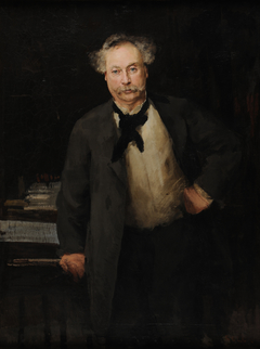 Alexandre Dumas fils by Alfred Philippe Roll