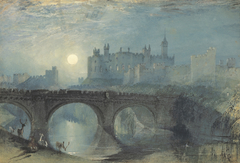 Alnwick Castle by J M W Turner