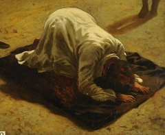An Arab at Prayer by Horace Vernet
