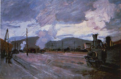 Argenteuil Station by Claude Monet