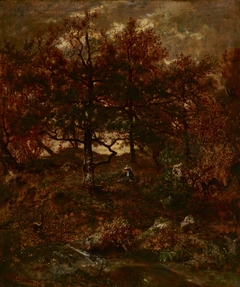 Autumn at St. Jean de Paris, Forest of Fontainebleau by Théodore Rousseau