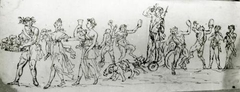 Bacchus With Procession - William Williams - ABDAG017704 by William Williams