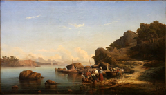 Baie de Magaud by Louis Édouard Isidore Cauvin