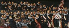 Banquet of the officers of the St. Adrian civic guard in 1619 by Frans Pietersz de Grebber