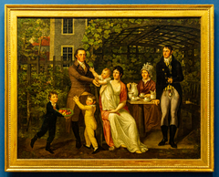 Bildnis der Familie Beyerle by Johann Christoph Rincklake