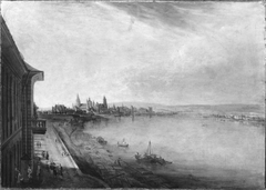 Blick auf Mainz von Süden by Christian Georg Schütz