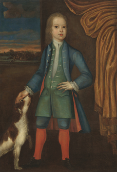 Boy in Blue Coat by Anonymous