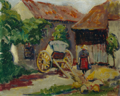 Breton Farm Yard by Emily Carr