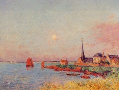 Breton Village by the Sea by Ferdinand du Puigaudeau