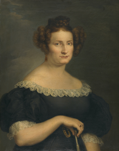 Cecilia Santos by Bernardo López Piquer