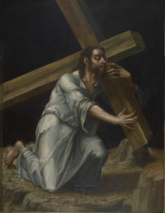 Christ Carrying the Cro by Luis de Morales