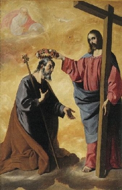 Christ crowning Saint Joseph by Francisco de Zurbarán