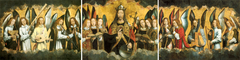 Christ with Singing and Music-making Angels by Hans Memling