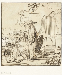 Christus verschijnt als tuinman aan Maria Magdalena by Rembrandt