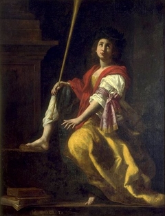 Clio, muse de l'Histoire et de la Poésie héroïque by Giovanni Baglione