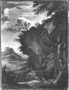 Craggy Landscape by Salvator Rosa