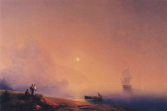 Crimean Tartars on the Sea Shore by Ivan Aivazovsky