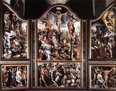 Crucifixion by Maarten van Heemskerck