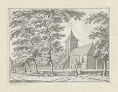 De kerk van Biggekerke by Jan Bulthuis