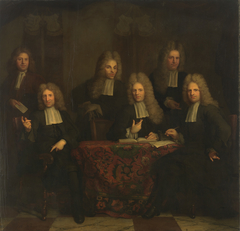 De regenten van het Leprozenhuis by Arnold Boonen