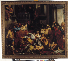 De verdrijving uit de tempel by Jacob Jordaens