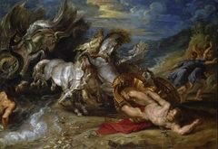 Death of Hippolytus by Peter Paul Rubens