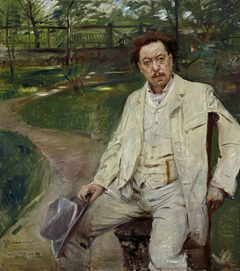 Der Pianist Conrad Ansorge by Lovis Corinth