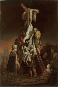 Descent from the Cross (Matthew 27:58–59; Mark 15: 45–46; Luke 23:52–53; John 19:38) by Rembrandt