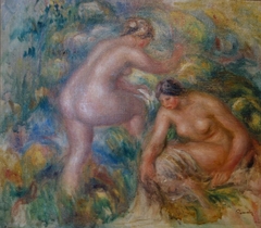 Deux baigneuses by Auguste Renoir