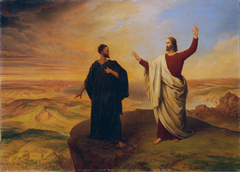 Die Versuchung Christi by Ludwig Ferdinand Schnorr von Carolsfeld