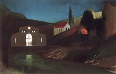 Electric Station at Jajce at Night by Tivadar Csontváry Kosztka