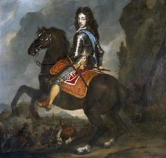 Equestrian portrait of King William III of England by Johannes Voorhout