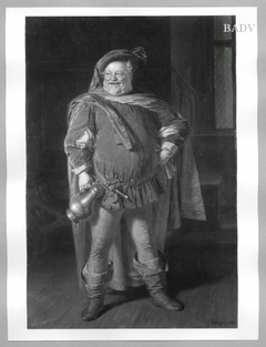 Falstaff mit Krug by Eduard von Grützner