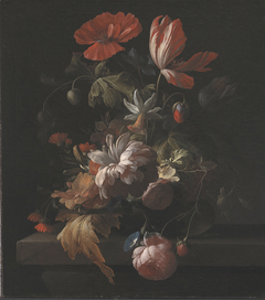 Flowers in a Bowl by Elias van den Broeck