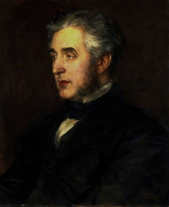 Francis Napier, 10th Baron Napier and 1st Baron Ettrick, 1819 - 1898. Diplomat and Governor of Madras by George Frederic Watts