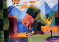 Garten am Thuner See by August Macke by August Macke