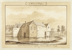 Gezicht op het Huis ter Mey in Kennemerland by Abraham Rademaker