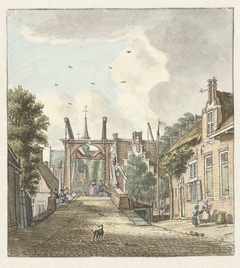 Gezicht te Alphen aan de Rijn by Jan de Beijer